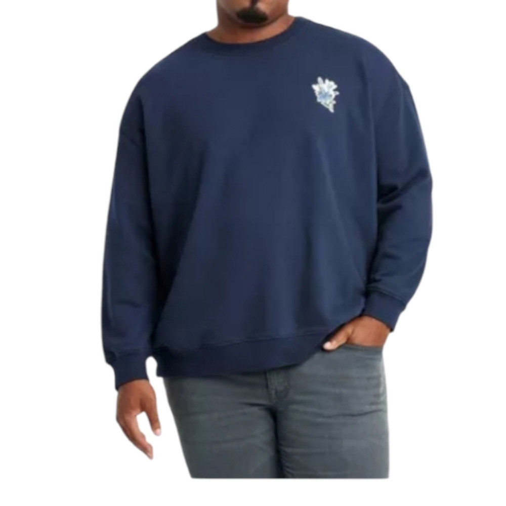 Good fellow & Co. Navy. Crewneck Sweatshirt. Relaxed Fit. Sizes: M & XL. NWT.
